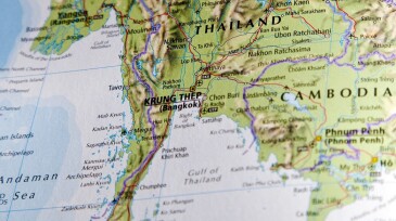 thailand map