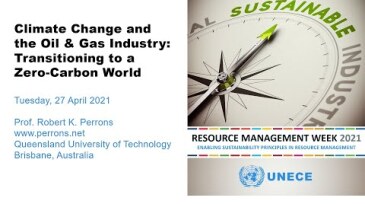 United Nations keynote address - Transitioning to a Zero-Carbon World