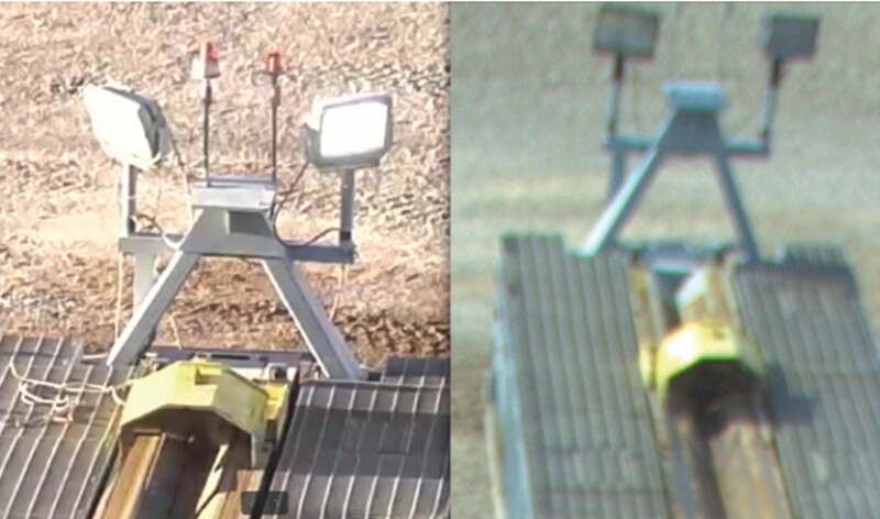 4K-resolution image (left) compared with a lower-resolution image