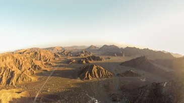 A site in the UAE where 44.01 will test how effectively it can mineralize carbon dioxide in the hard, tight rock.