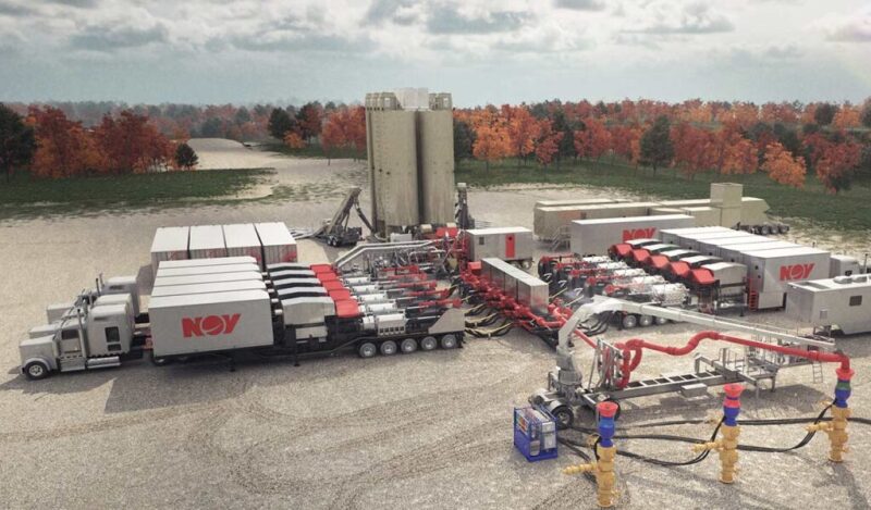 NOV's electric fracturing fleet
