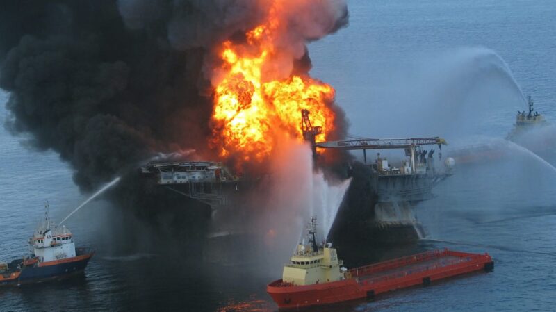 Fighting fire on the Deepwater Horizon