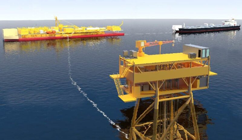 Illustration of facilities for Apsara field