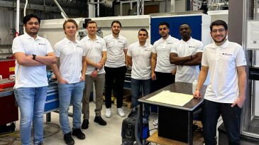 University of Stavanger students competing in Group A.