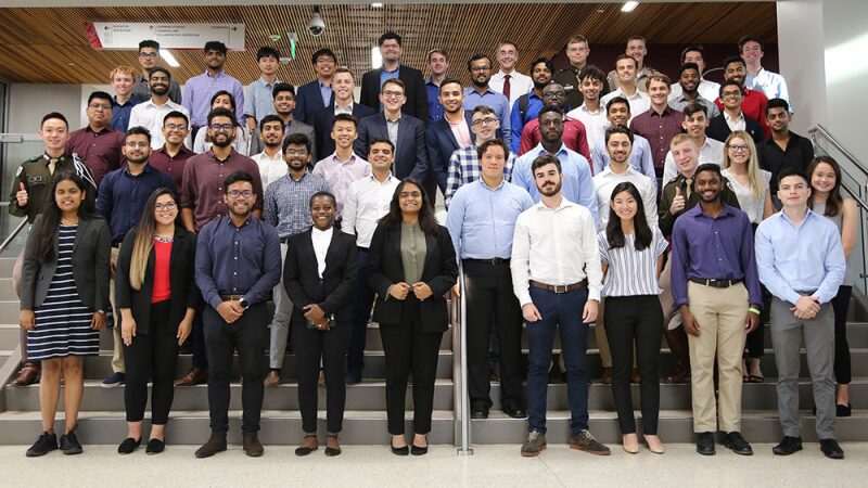 Members of the Texas A&M Student Chapter