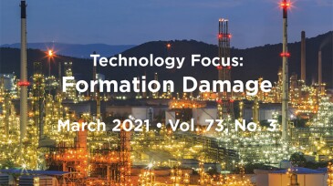Formation Damage intro text with oil production plant