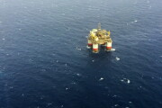 Towing Oil Rig Offshore Louisiana