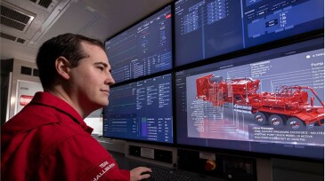 Automated completions spreads have arrived in US shale fields. Source: Halliburton.