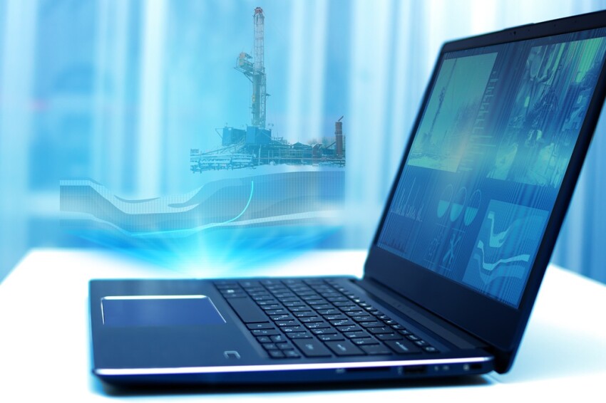 technologies of the future that help in calculating when drilling a well for oil and gas. Artificial intelligence and gallograma of the wellbore to exclude accident during drilling