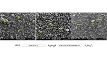 Adsorbent powder SEM images