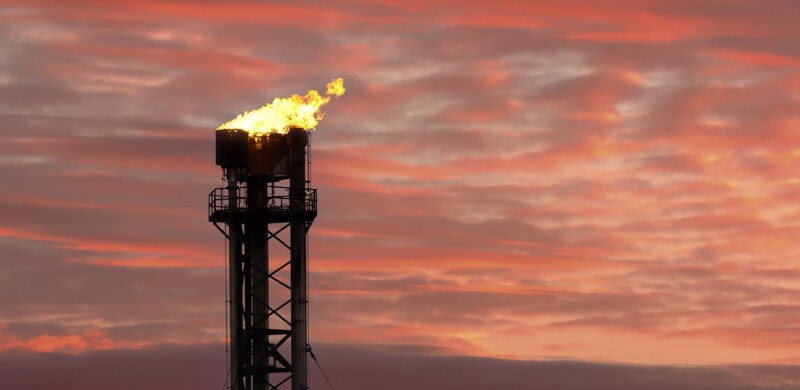 Gas plant flaring