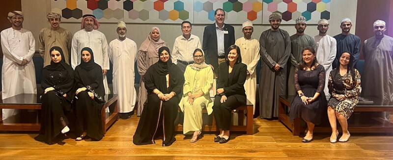 Along with 2023 SPE President Med Kamal, Regional Director Hisham Zubari, and SPE regional staff, Terry visits with the leadership and members of the Oman Section and local SPE chapter students.