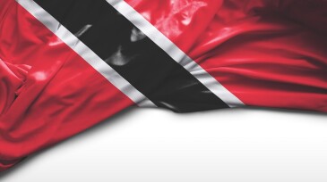 Trinidad and Tobago waving flag