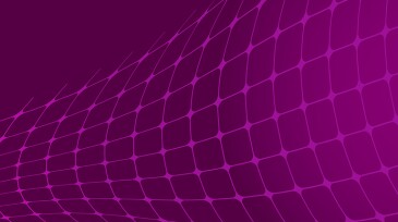 warped mesh on purple background