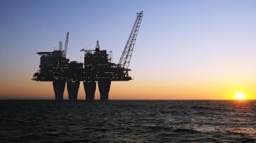 sunset offshore platform