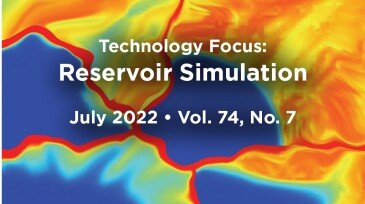 Reservoir Simulation intro abstract background