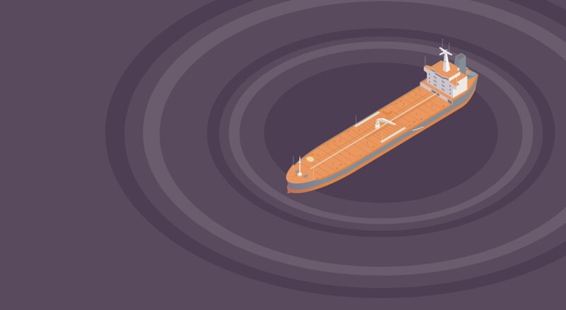 Oil spill illustration