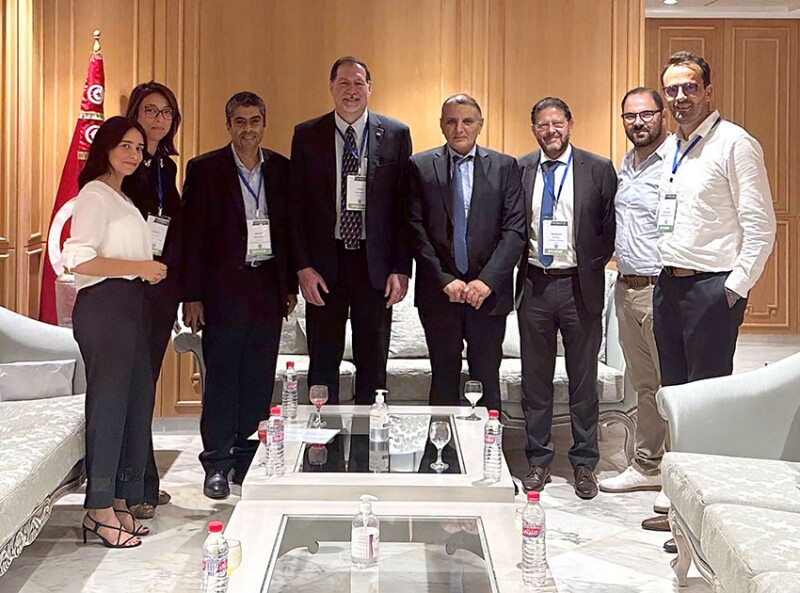 Terry met with the newly reestablished Tunis Section leaders while also serving as a panelist at their Energy Summit.