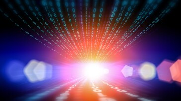 Binary Code Abstract Computer Technology