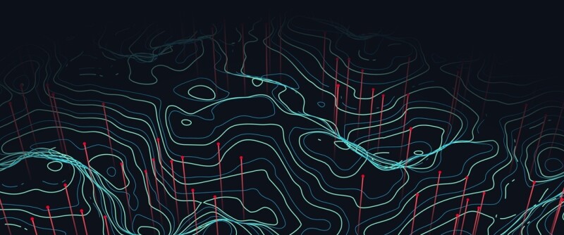 Big data visualization. Trendy infographic background. Data analysis presentation.