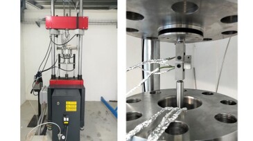 Rising-load fracture toughness testing machine.