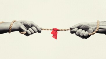 Tug of war.