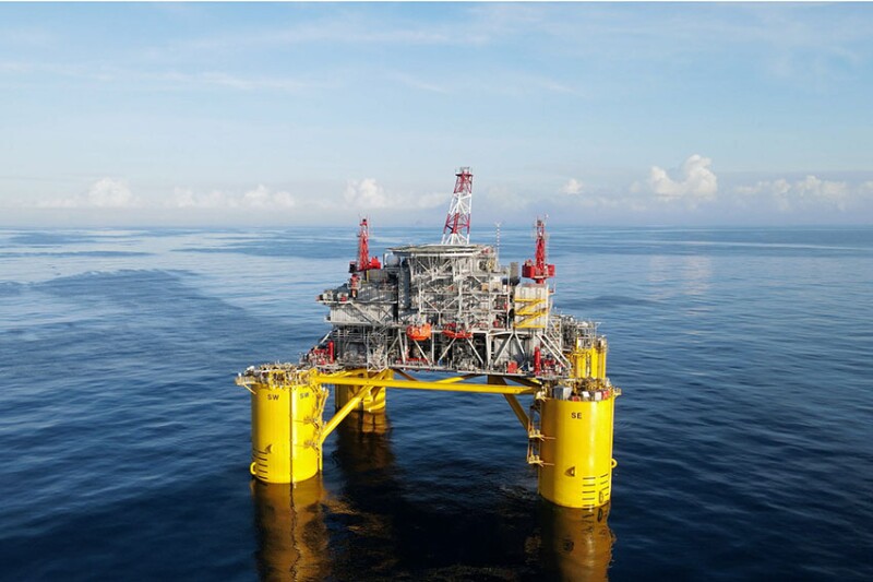 The Vito FPU in the Mississippi Canyon area of the deepwater Gulf of Mexico.