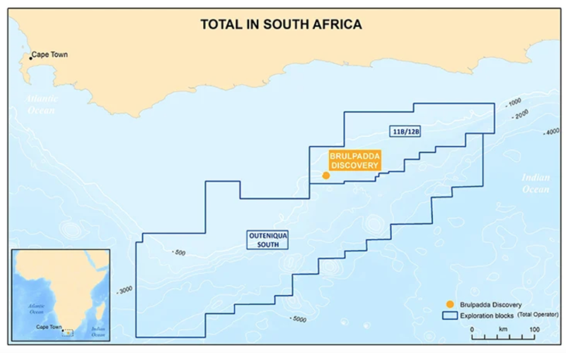 Deepwater gas exploration offshore South Africa. Source: TotalEnergies