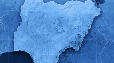 Nigeria Topographic Map