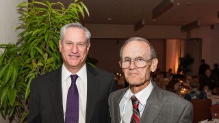 Mark with former SPE Executive Director Dan Adamson at 2012 ATCE.