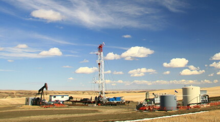 Drilling Rig on the Prairie