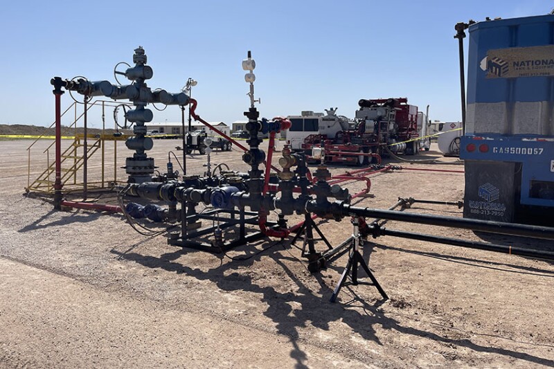 wellhead in Starr County, Texas,