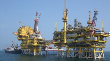 Offshore Oil Platform Complex