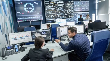 Gazprom Neft’s production control center in Khanty-Mansiysk, Western Siberia.