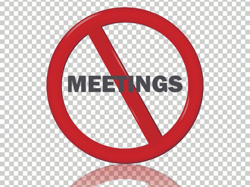 No meetings