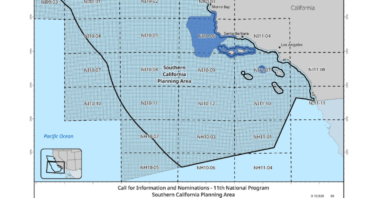 BOEM Seeks Comment on Proposed California OCS Lease Sales BOEM Seeks Comment on Proposed California OCS Lease Sales