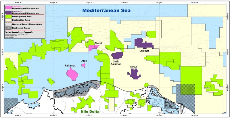 Egypt has closed bidding for 13 exploration and production areas, with offers totaling more than $700 million.