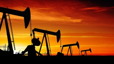 XXXL pumpjack silhouettes