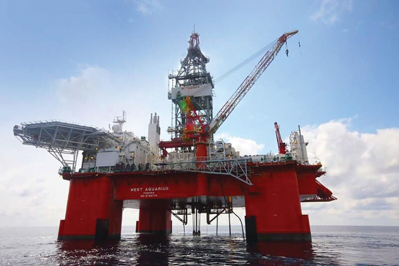West Aquarius semisubmersible.