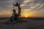 Oil Pumpjack at Eunice, New Mexico
