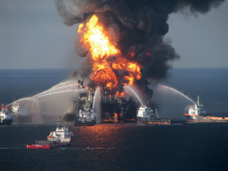 Picture of Deepwater Horizon Oilfield Disaster