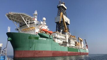Saipem Santorini, the drillship used in the computer vision testing. Source: Saipem.