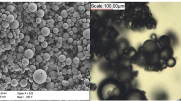 Morphology of β-CPMs observed by SEM and polarizing microscope.