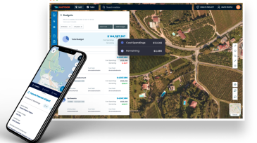 Desktop and mobile views of budget section of Matidor