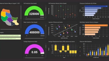 Field module of Intelligent Waterflood Advisory System with synthetic data.