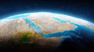 Saudi Arabia air view