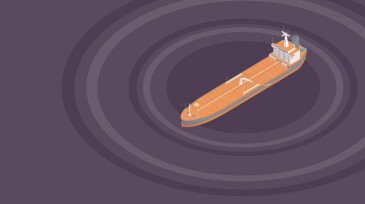 Oil spill illustration