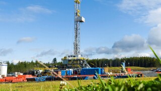 A Nabors rig on location for Sage Geosystems in Starr County, Texas.