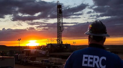 A drilling research project in North Dakota. Source: EERC/Agustinus Zandy.