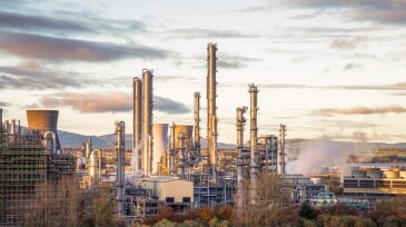 Grangemouth refinery in Scotland
